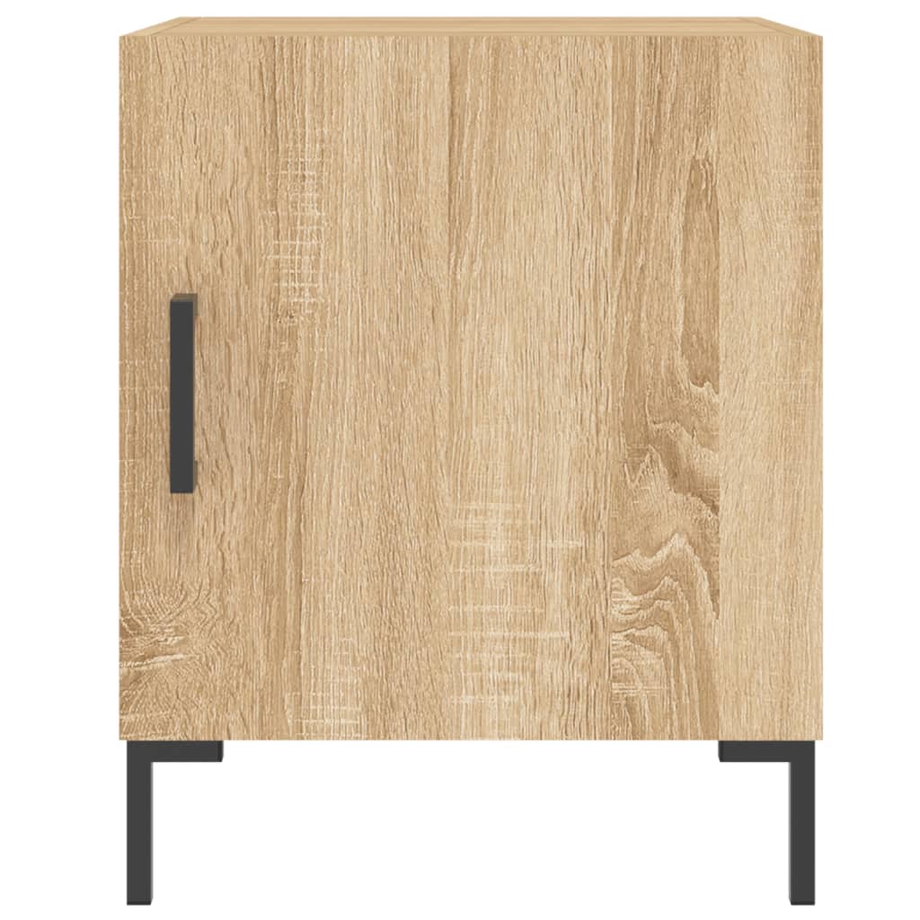 vidaXL Bedside Cabinets 2 pcs Sonoma Oak 40x40x50 cm Engineered Wood