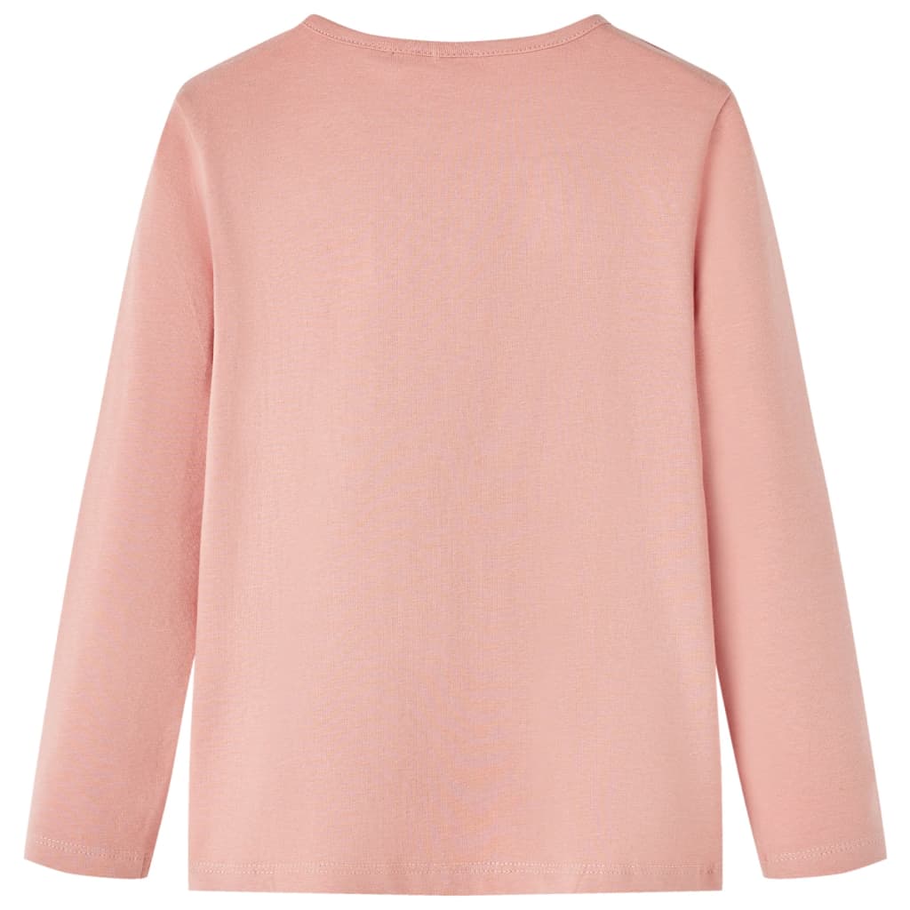 Kids' T-shirt with Long Sleeves Light Pink 140