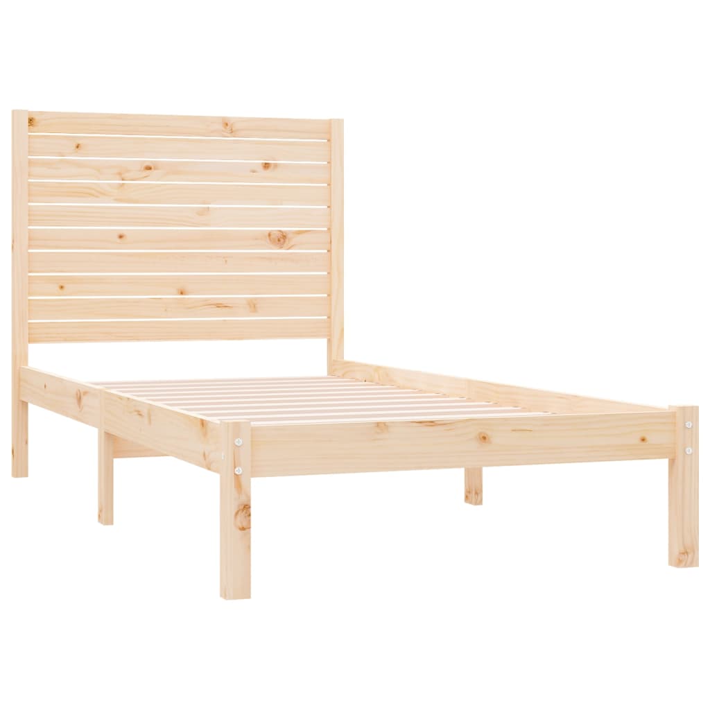 vidaXL Bed Frame without Mattress 90x200 cm Solid Wood