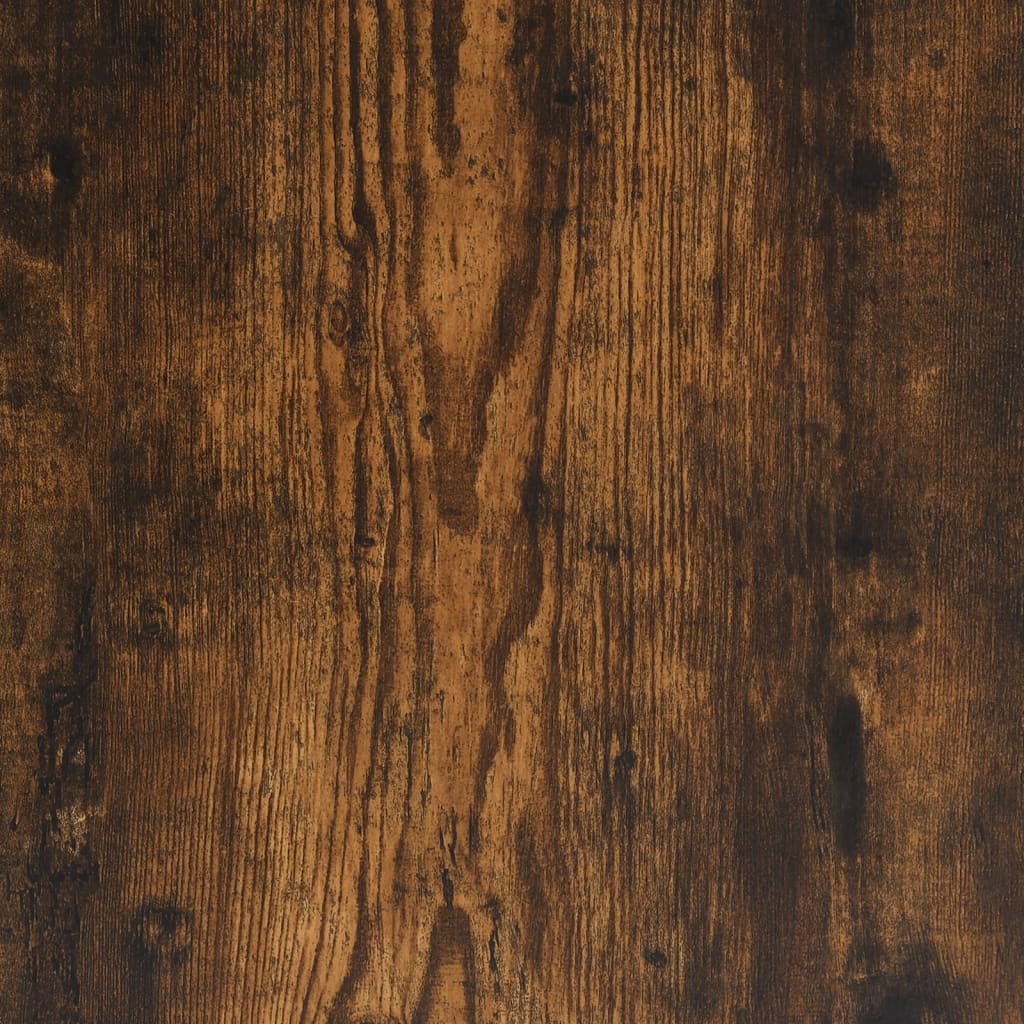 vidaXL 3-Tier Wall Shelf Smoked Oak 60x21x78.5 cm Engineered Wood