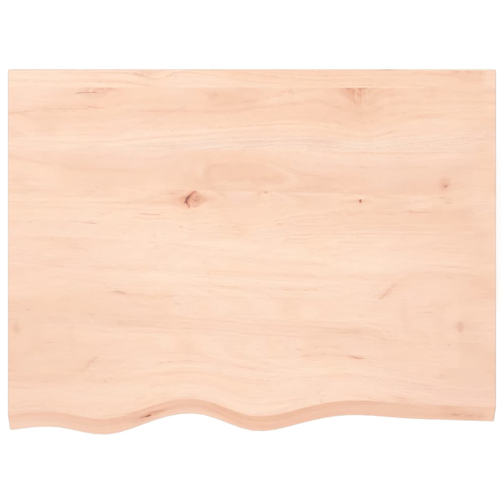 vidaXL Bathroom Countertop 80x60x2 cm Untreated Solid Wood