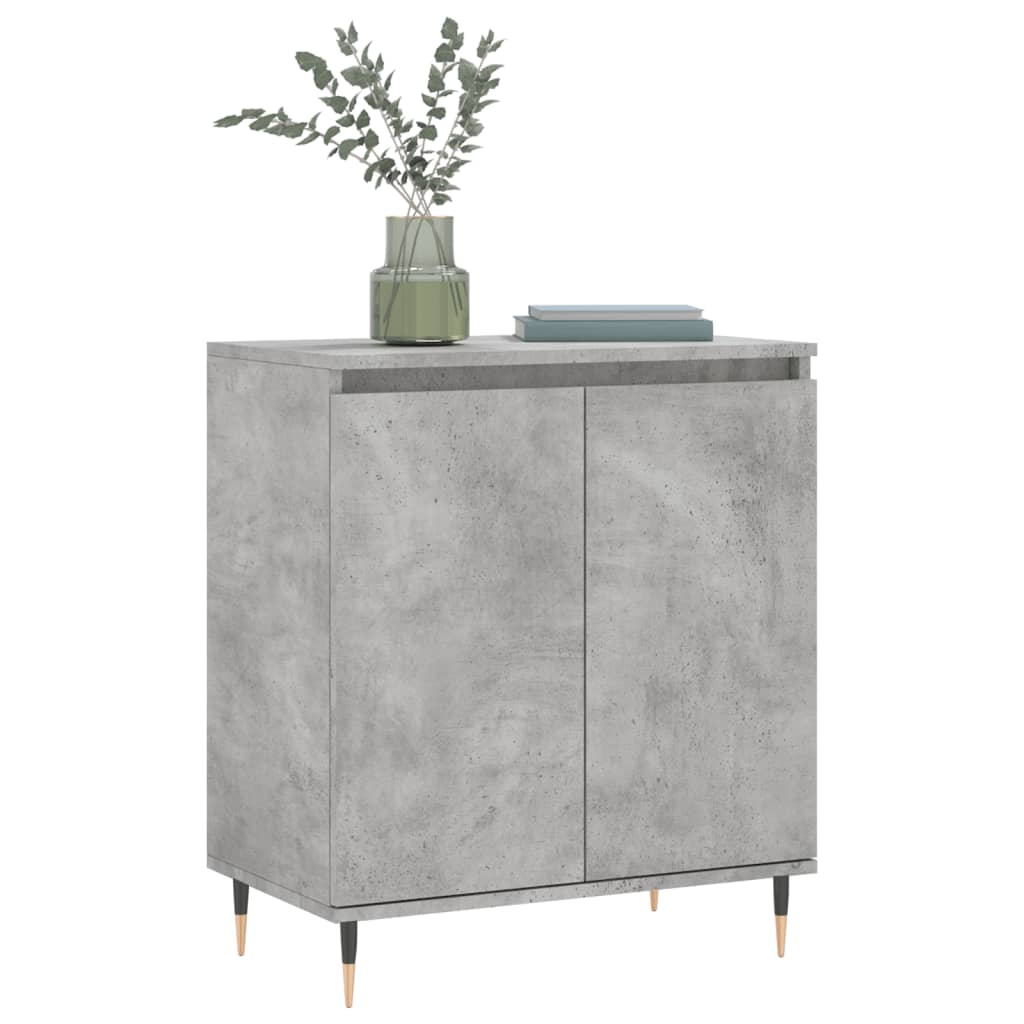 vidaXL Sideboard Concrete Grey 60x35x70 cm Engineered Wood