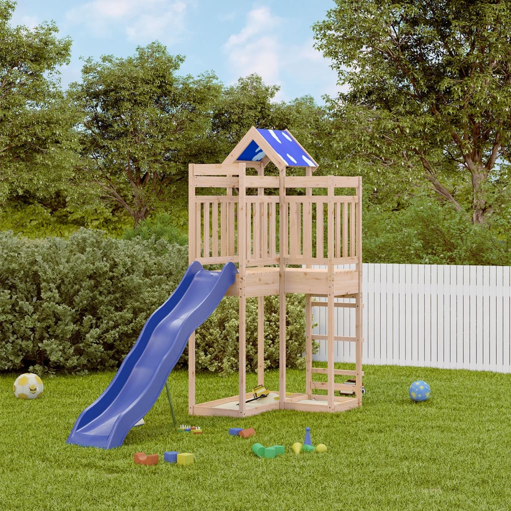 vidaXL Outdoor Playset Solid Wood Pine