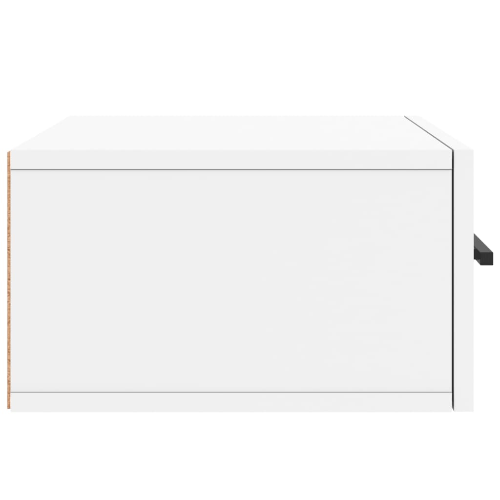 vidaXL Wall-mounted Bedside Cabinet White 35x35x20 cm