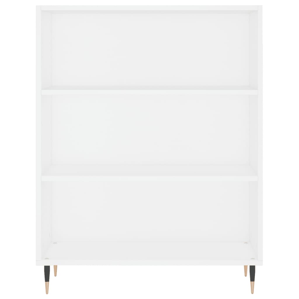 vidaXL Bookcase White 69.5x32.5x90 cm Engineered Wood