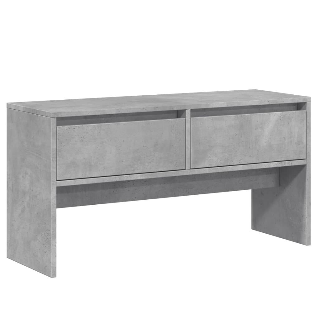 vidaXL 4 Piece Hallway Furniture Set Concrete Grey Engineered Wood