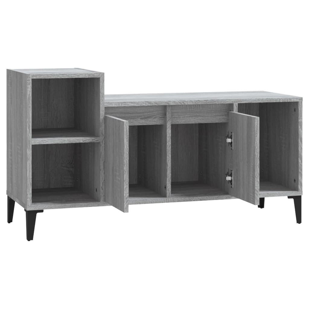 vidaXL TV Cabinet Grey Sonoma 100x35x55 cm Engineered Wood