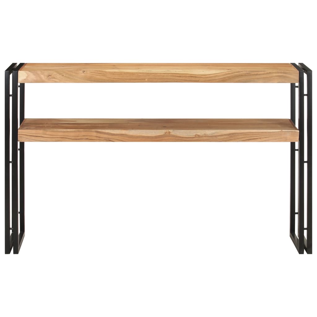 vidaXL Console Table 120x30x75 cm Solid Acacia Wood