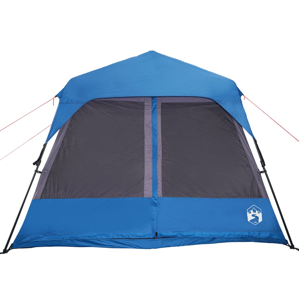 vidaXL Family Tent 9-Person Blue Quick Release Waterproof