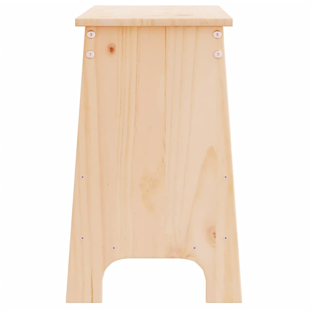 vidaXL Hall Bench 100x28x45 cm Solid Wood Pine