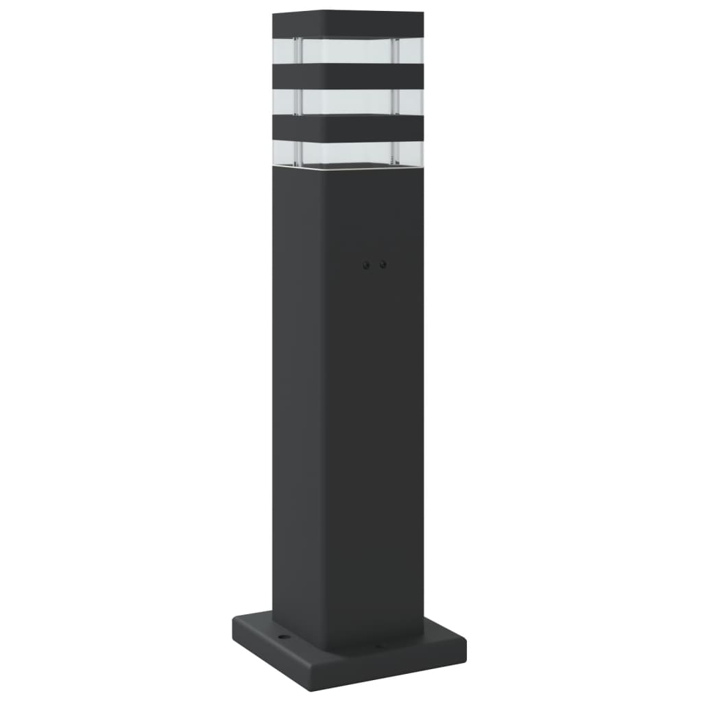 vidaXL Outdoor Floor Lamp Black 50 cm Aluminium