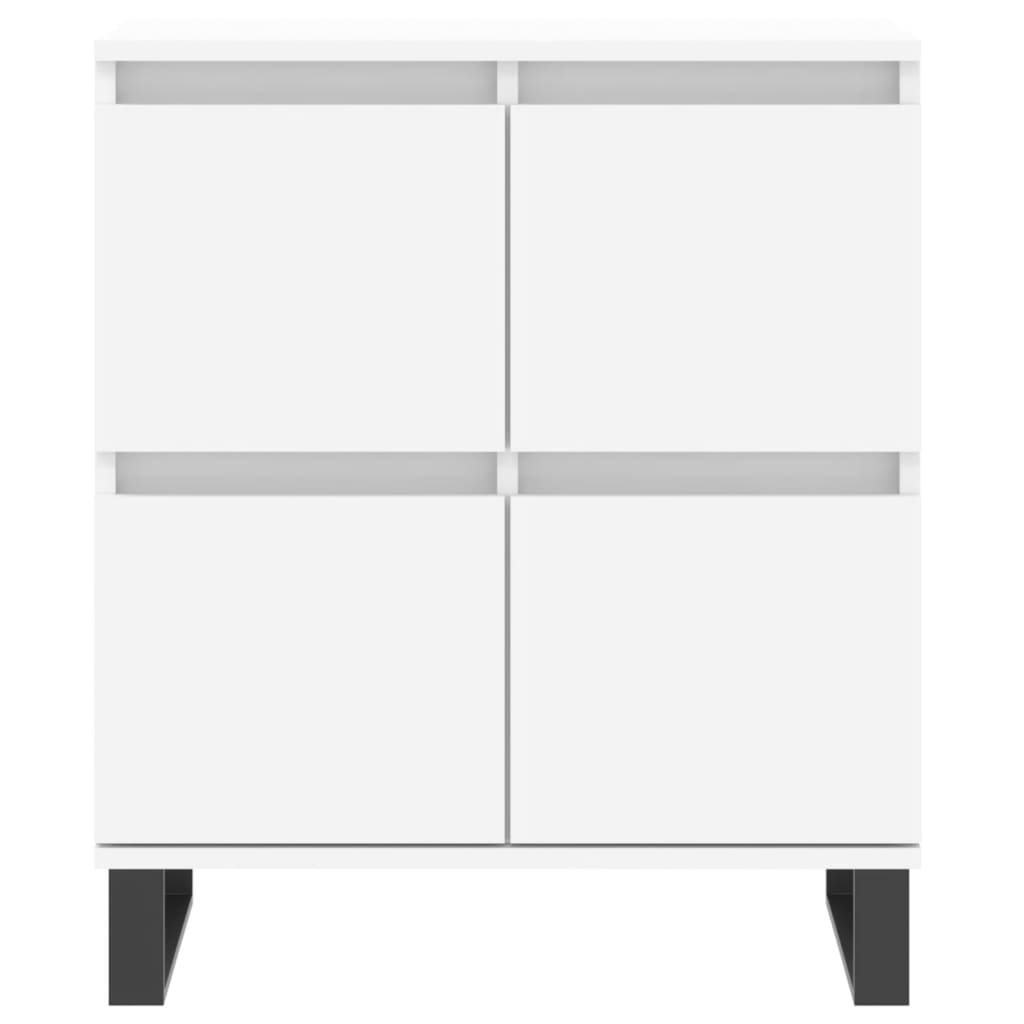 vidaXL Sideboards 2 pcs White Engineered Wood