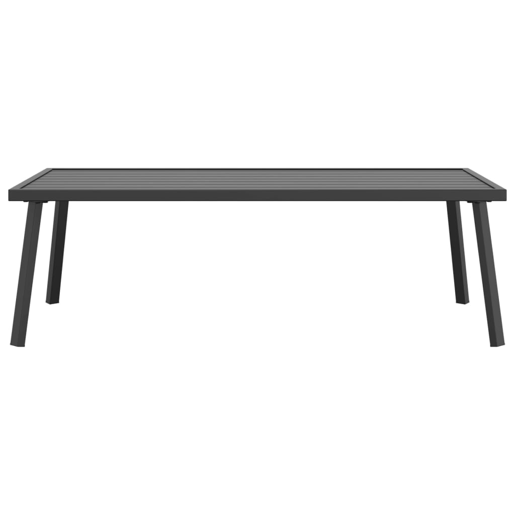 vidaXL Garden Coffee Table Anthracite 110x55x35cm Steel