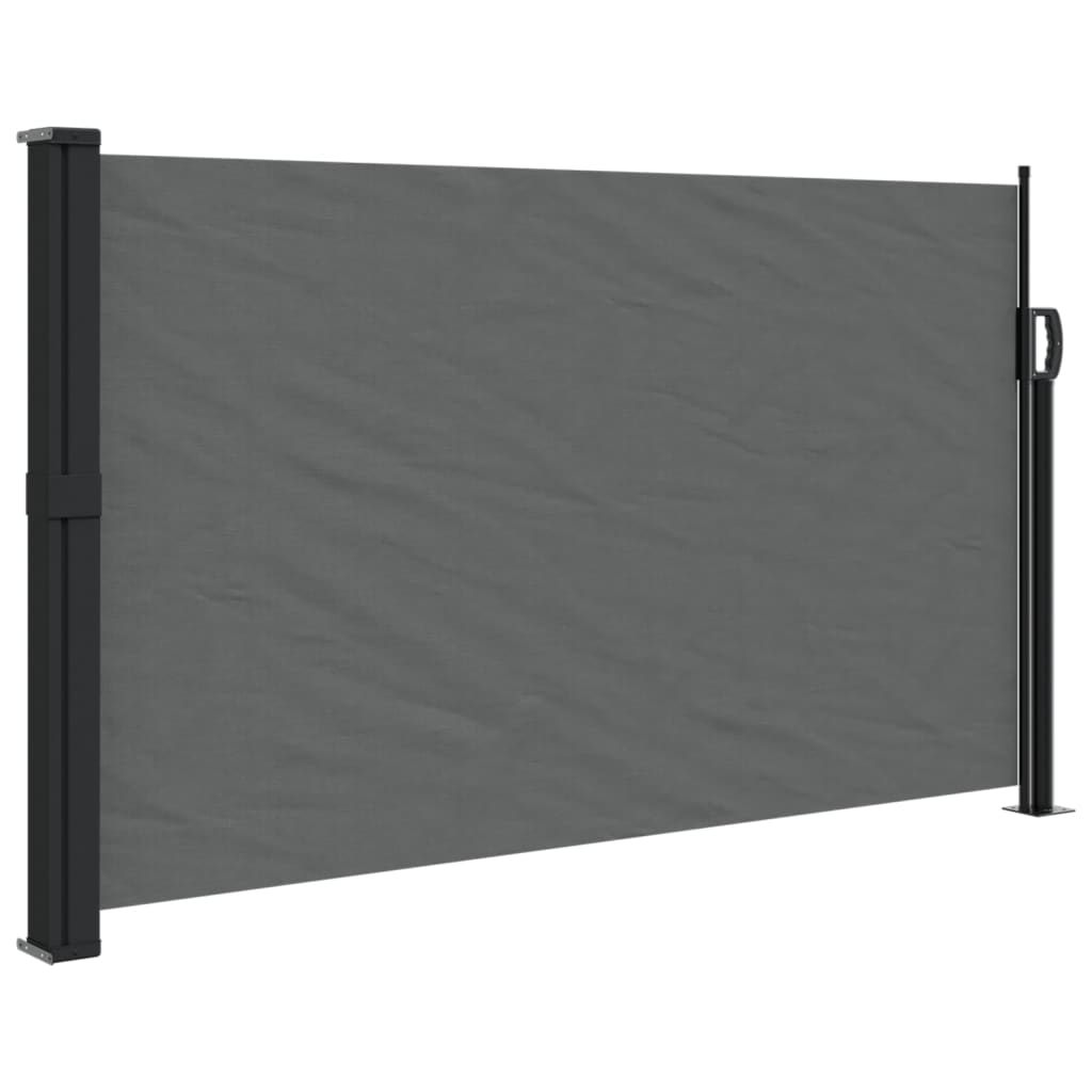 vidaXL Retractable Side Awning Anthracite 120x500 cm