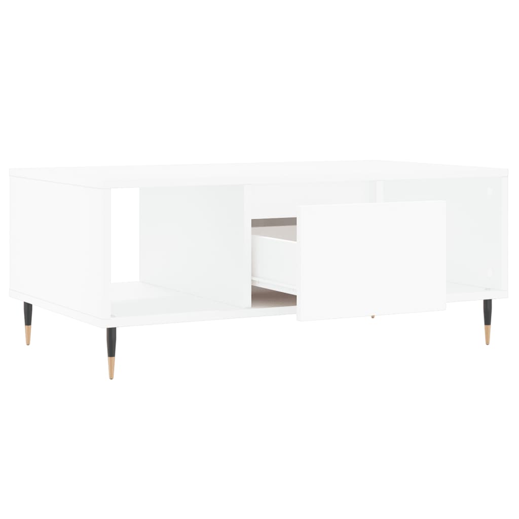 vidaXL Coffee Table White 90x50x36.5 cm Engineered Wood