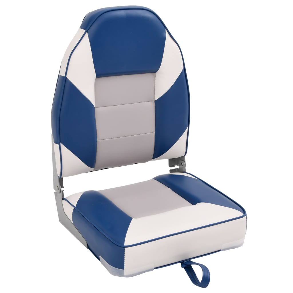 vidaXL Foldable Boat Seats 2pcs with High Back 44x38x55 cm