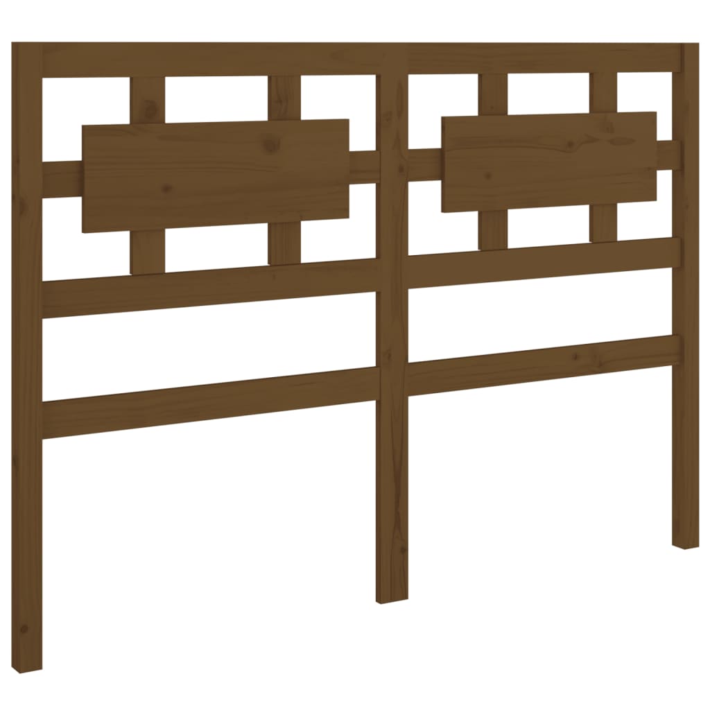 vidaXL Bed Headboard Honey Brown 185.5x4x100 cm Solid Wood Pine