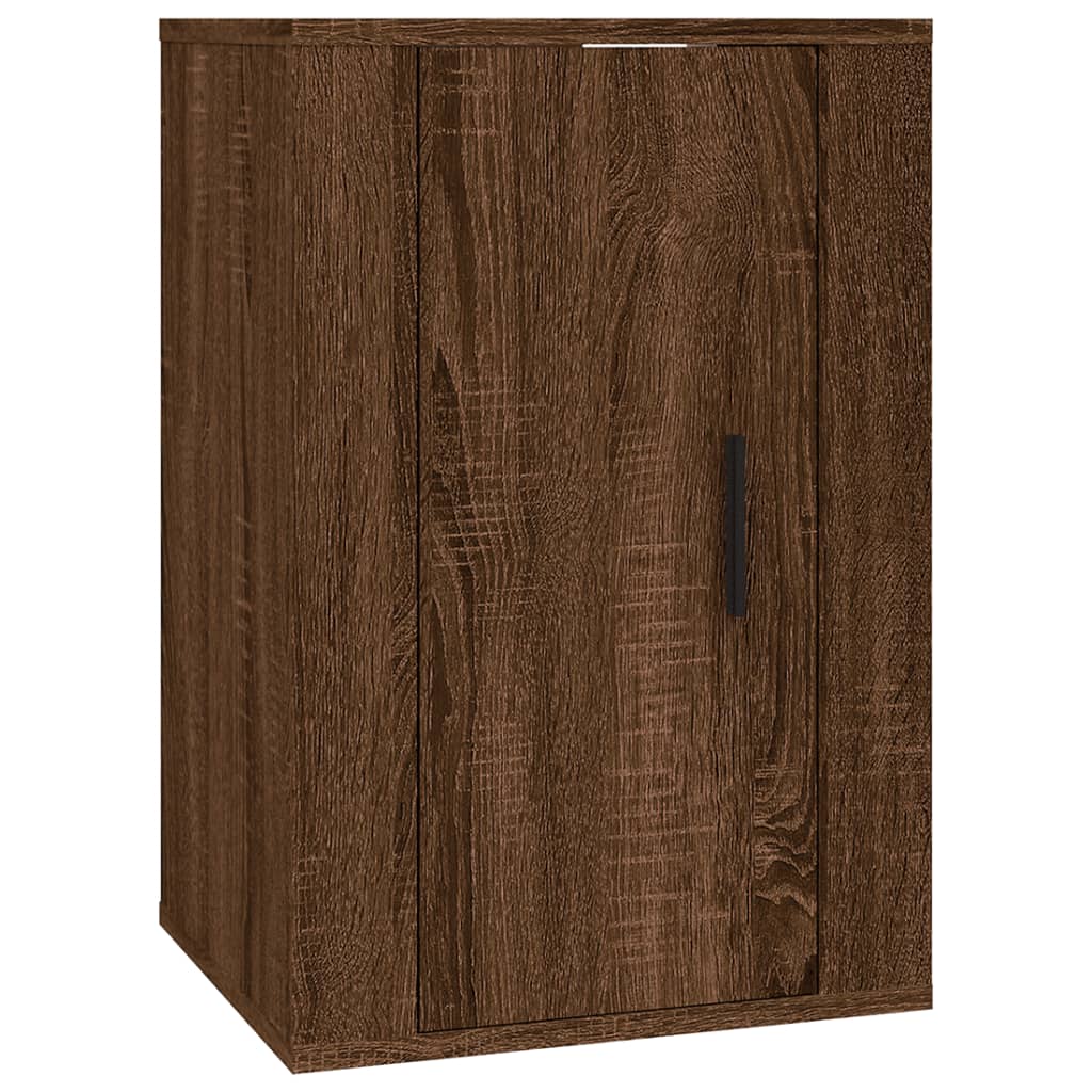 vidaXL Wall Mounted TV Cabinets 2 pcs Brown Oak 40x34.5x60 cm