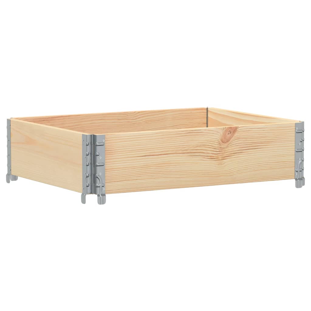 vidaXL Garden Planter 80x60 cm Solid Pine Wood