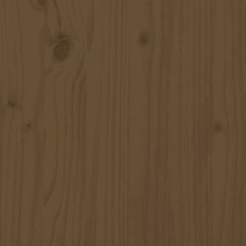 vidaXL Monitor Stand Honey Brown 50x24x16 cm Solid Wood Pine