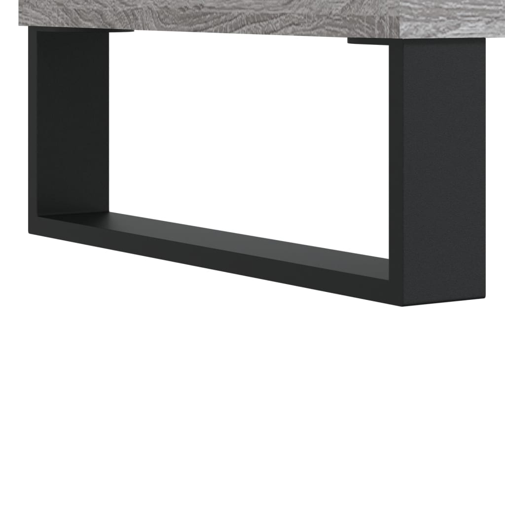 vidaXL TV Cabinet Grey Sonoma 80x36x50 cm Engineered Wood