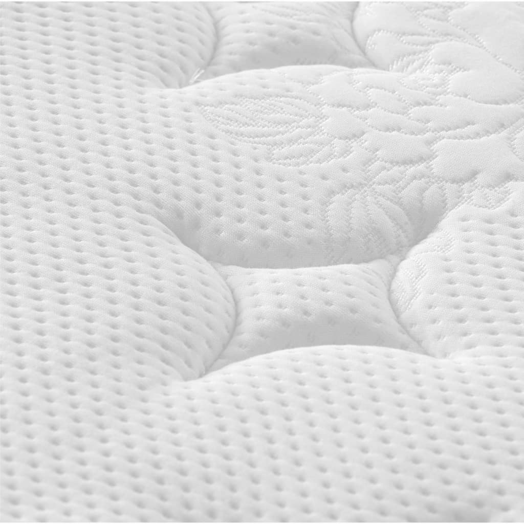 vidaXL Pocket Spring Mattress Medium Plus 90x190 cm Single Size