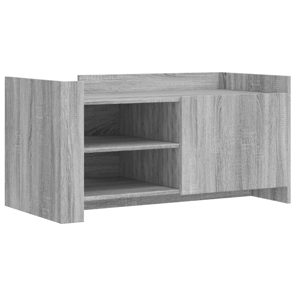 vidaXL Coffee Table Grey Sonoma 100x50x50 cm Engineered Wood