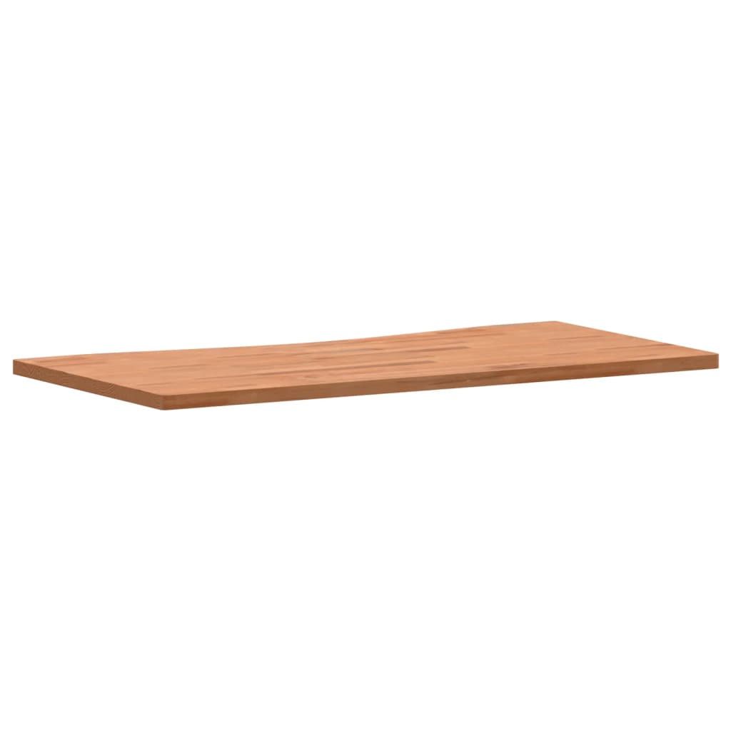 vidaXL Desk Top 110x(50-55)x2.5 cm Solid Wood Beech