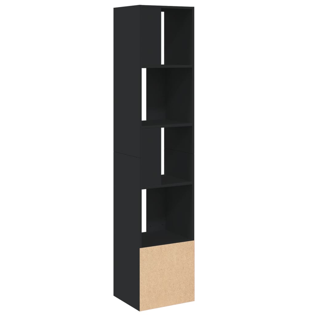 vidaXL Bookcase Black 40x36x189 cm Engineered Wood