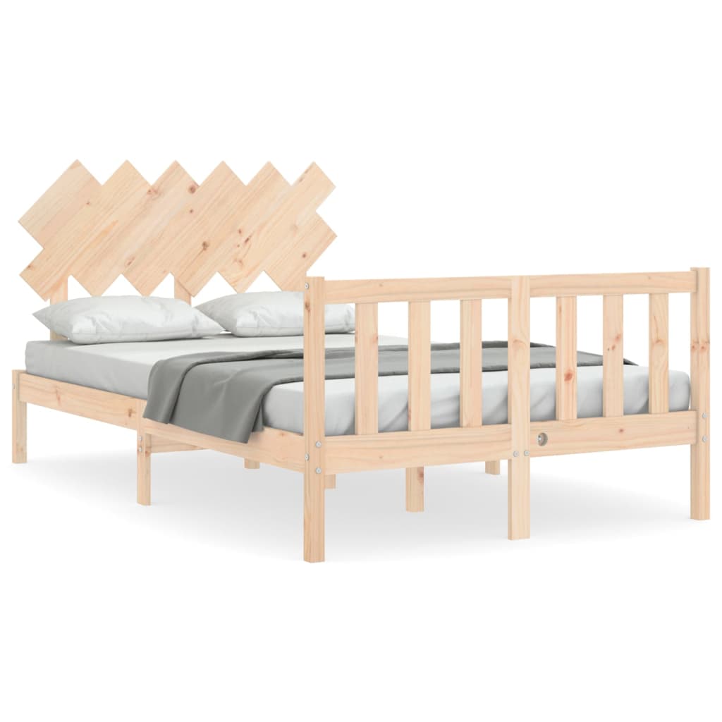 vidaXL Bed Frame without Mattress 120x200 cm Solid Wood Pine