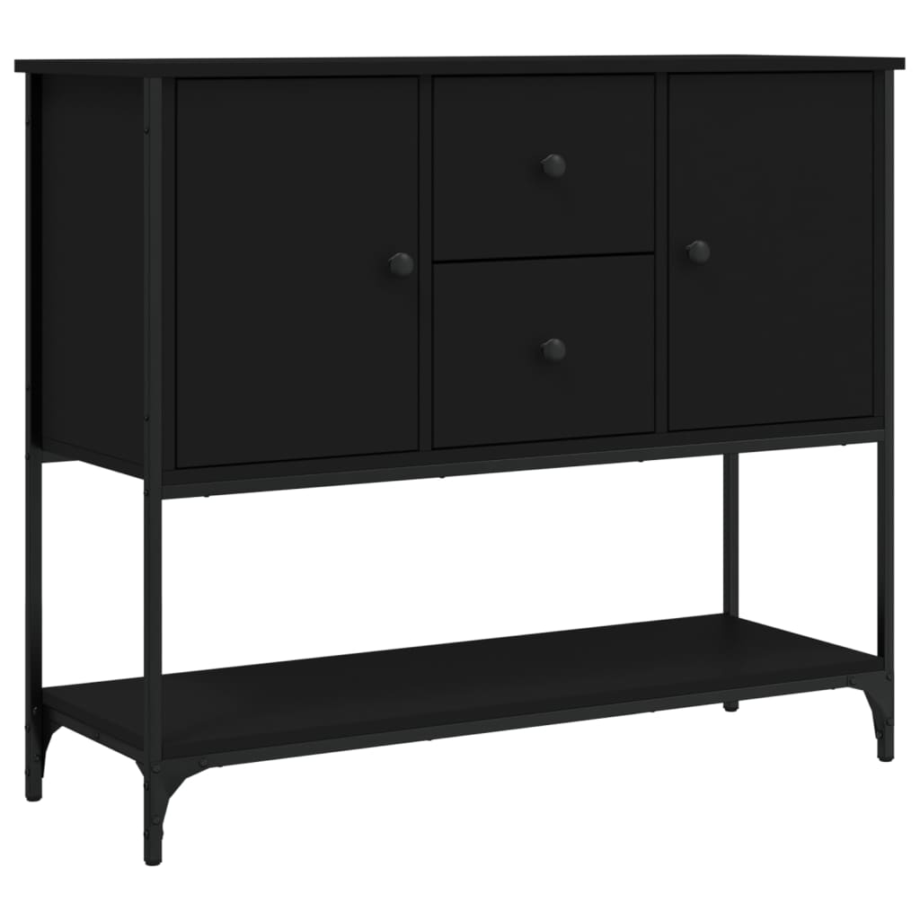 vidaXL Sideboard Black 100x36x85 cm Engineered Wood