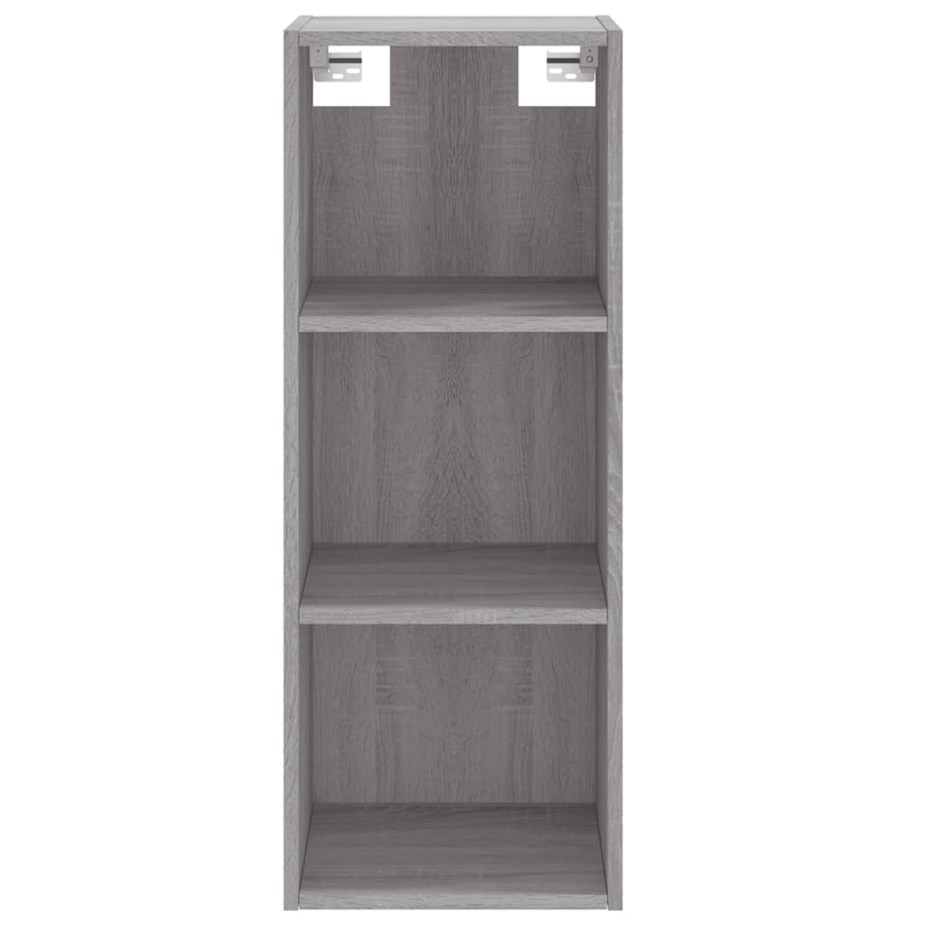 vidaXL Highboard Grey Sonoma 34.5x32.5x180 cm Engineered Wood