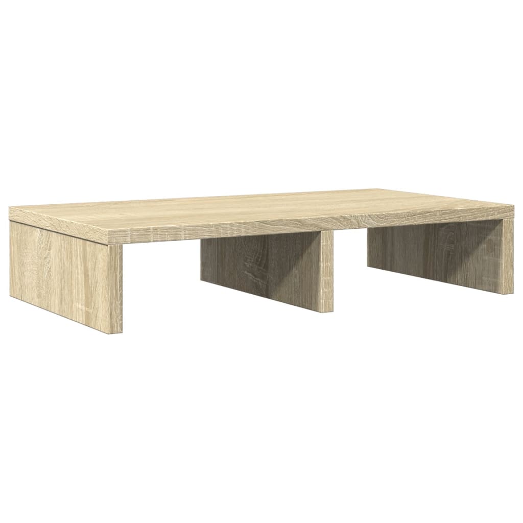 vidaXL Monitor Stand Sonoma Oak 50x27x10 cm Engineered Wood