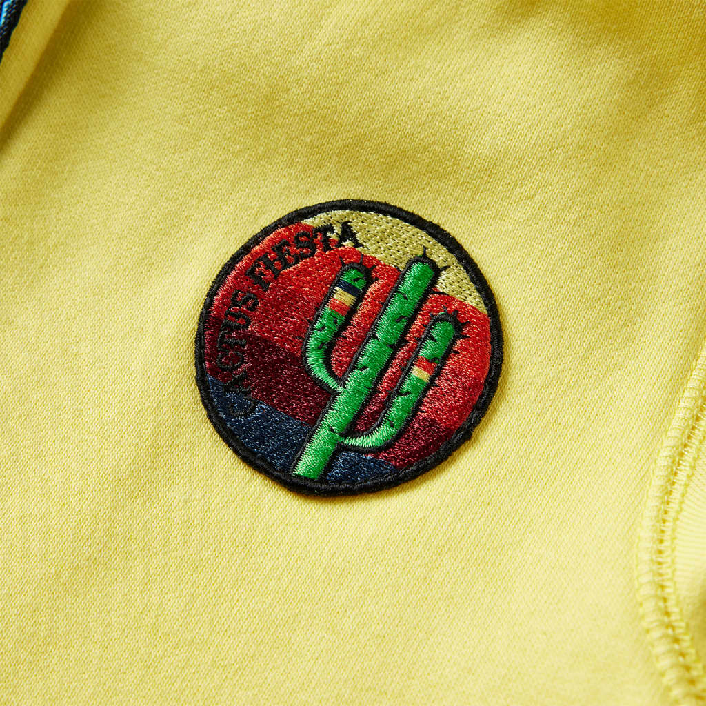 Kids' Hooded Sweatshirt with Zip Light Yellow 116