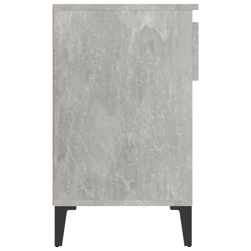 vidaXL Shoe Cabinet Concrete Grey 102x36x60 cm Engineered Wood