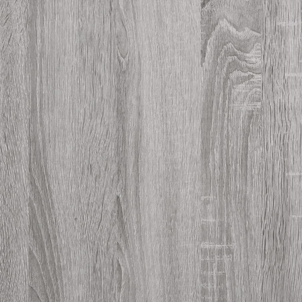 vidaXL Desk Grey Sonoma 149x149x75 cm Engineered Wood