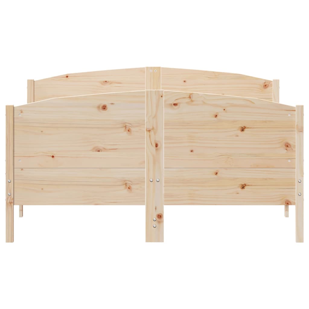 vidaXL Bed Frame without Mattress 160x200 cm Solid Wood Pine