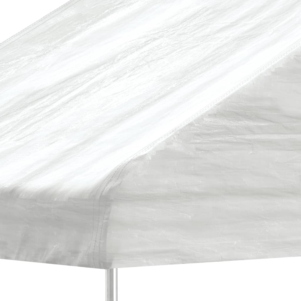 vidaXL Gazebo with Roof White 6.69x5.88x3.75 m Polyethylene