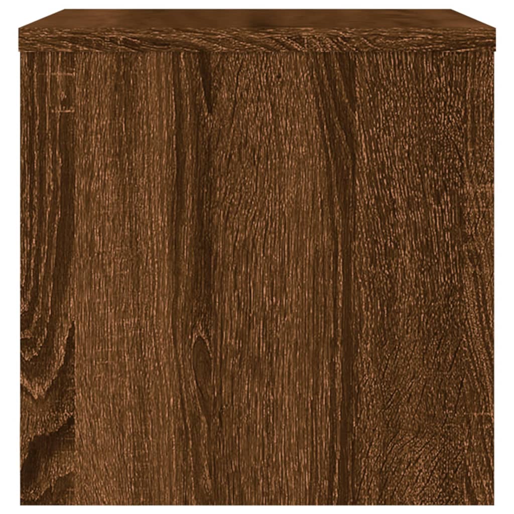 vidaXL Bedside Cabinets 2 pcs Brown Oak 40x30x30 cm Engineered Wood