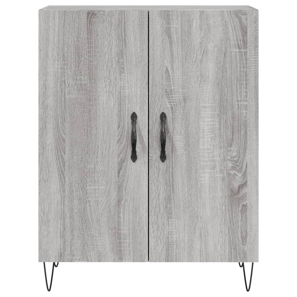 vidaXL Sideboard Grey Sonoma 69.5x34x90 cm Engineered Wood