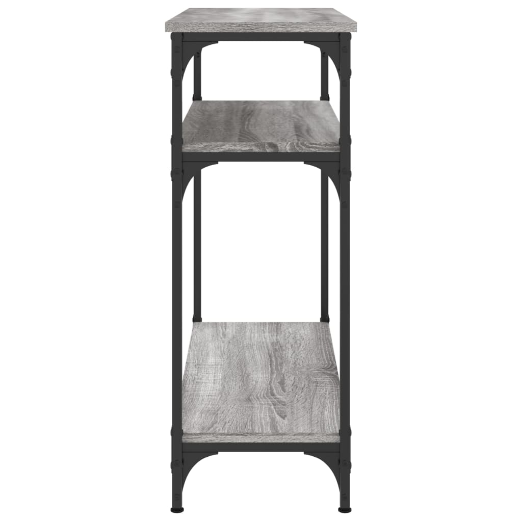 vidaXL Console Table Grey Sonoma 75x29x75 cm Engineered Wood