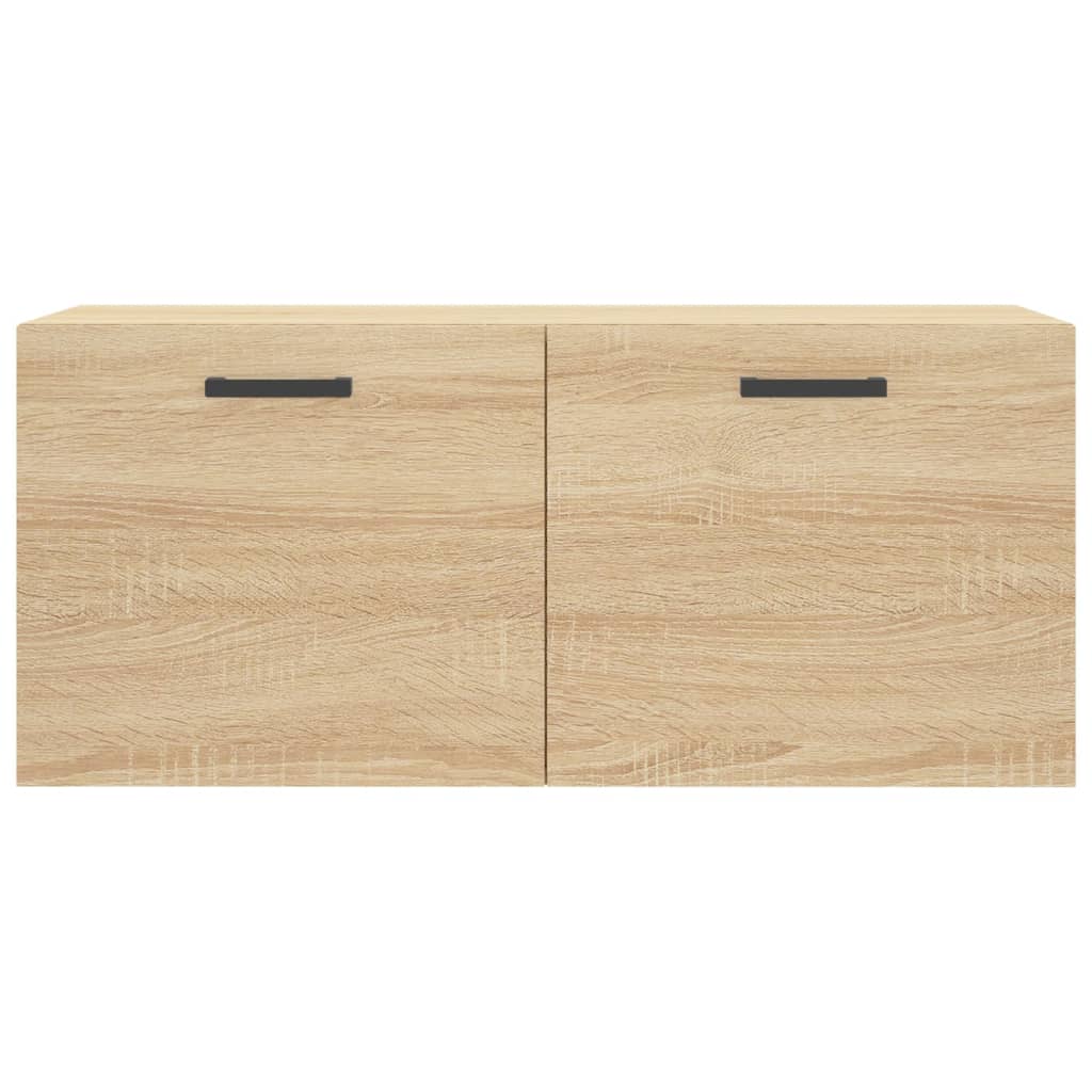 vidaXL Wall Cabinet Sonoma Oak 80x36.5x35 cm Engineered Wood