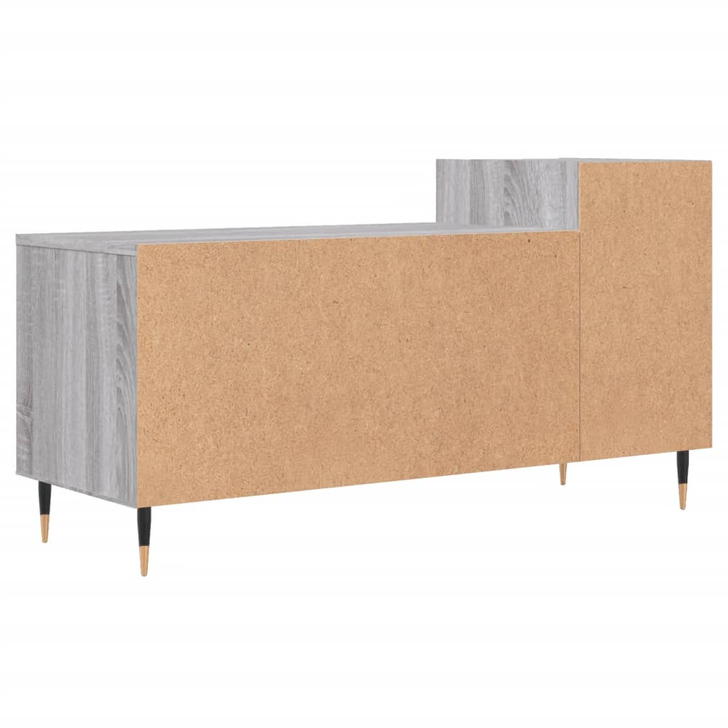 vidaXL TV Cabinet Grey Sonoma 100x35x55 cm Engineered Wood