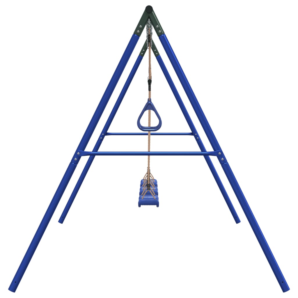 vidaXL Outdoor Swing Set with Swings and Trapeze