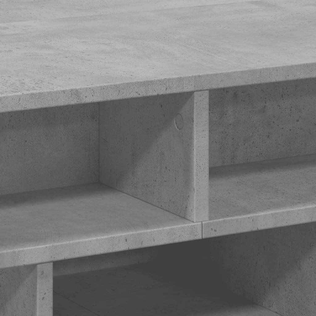 vidaXL Coffee Table Concrete Grey 70x70x29 cm Engineered Wood