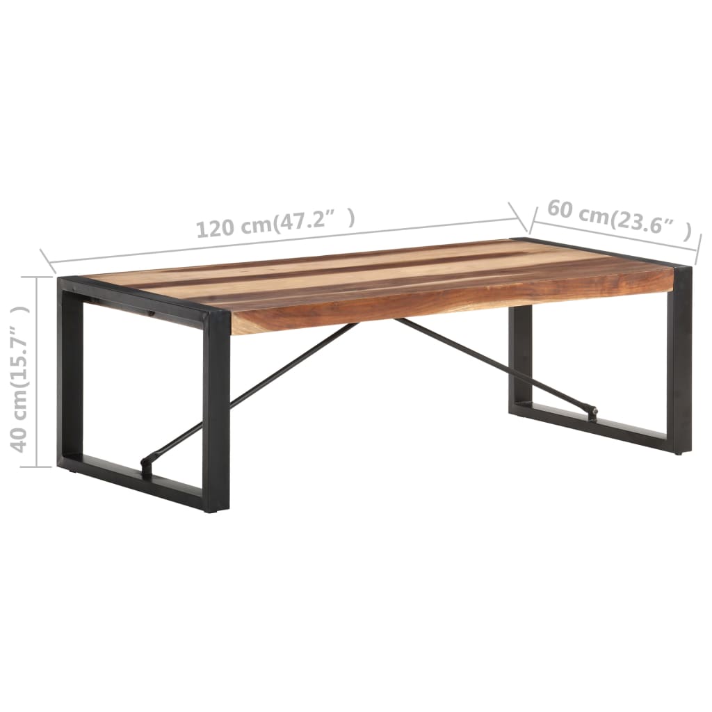 vidaXL Coffee Table 120x60x40 cm Solid Wood