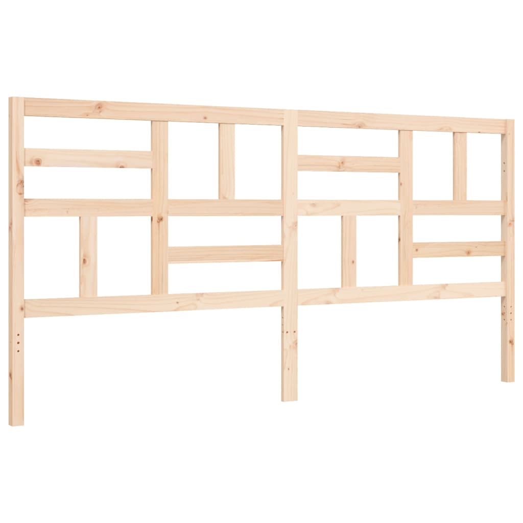 vidaXL Bed Frame without Mattress Super King Size Solid Wood Pine