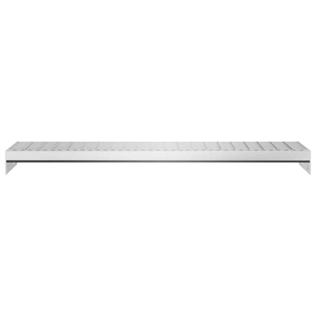 vidaXL Grate Step 90x24x7 cm Galvanised Steel