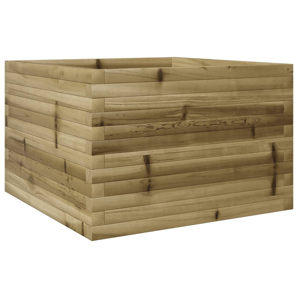 vidaXL Garden Planter 70x70x45.5 cm Impregnated Wood Pine