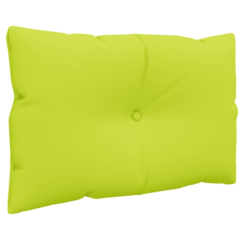 vidaXL Pallet Cushions 3 pcs Bright Green Fabric